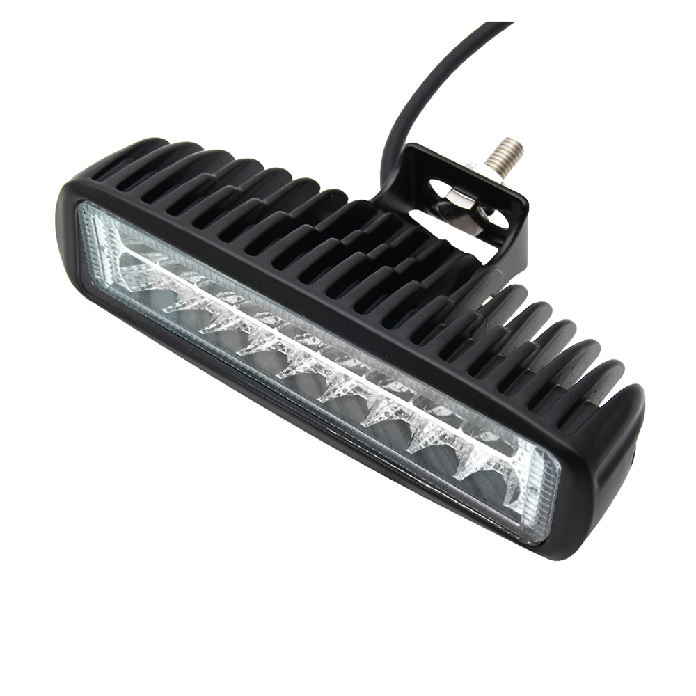 6 pouces Dual -Color Square Marine, lumières de travail à LED automobile, lumières auxiliaires automobiles.jg-921s