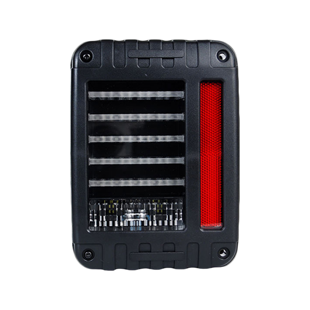Feux arrière LED pour 07-17 Jeep Wrangler (inverse, signal de virage, course) JG-W008B
