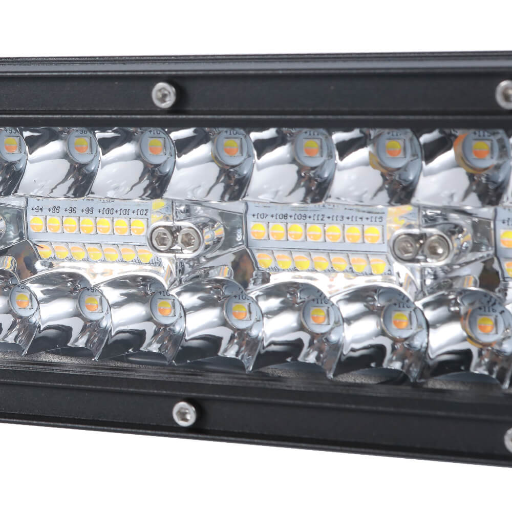Barreau de lumière flash à deux couleurs LED de route pour camions 9631-T-RQ