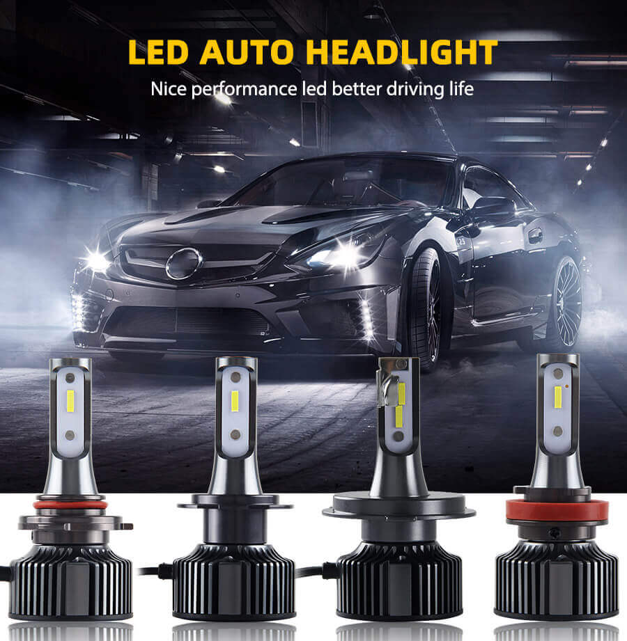 Acheter 80W voiture phare Mini lentille H4 projecteur LED ampoule