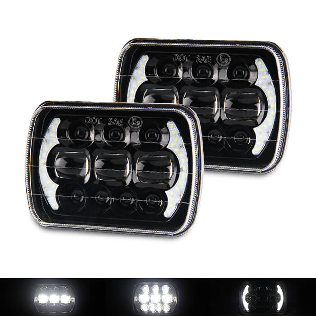 5x7 Angel Eyes Project Headlight JG-T004